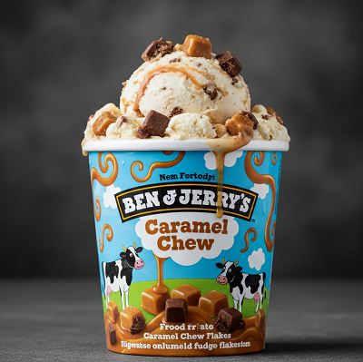 Ben & Jerry's Caramel Chew Chew Ice Cream 