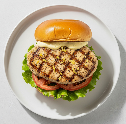 Large Chicken Steak Burger 